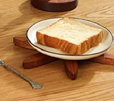 Tree Coaster Foldable Wood Christmas Tree Shaped Teapot Holder Tabletop Protection Hot Pot Coaster For Home Kitchen Dining Room