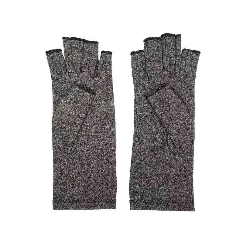 Half‑Finger Compression Sports Gloves High‑Stretch Breathable Hand Support Gloves for Cycling Workout