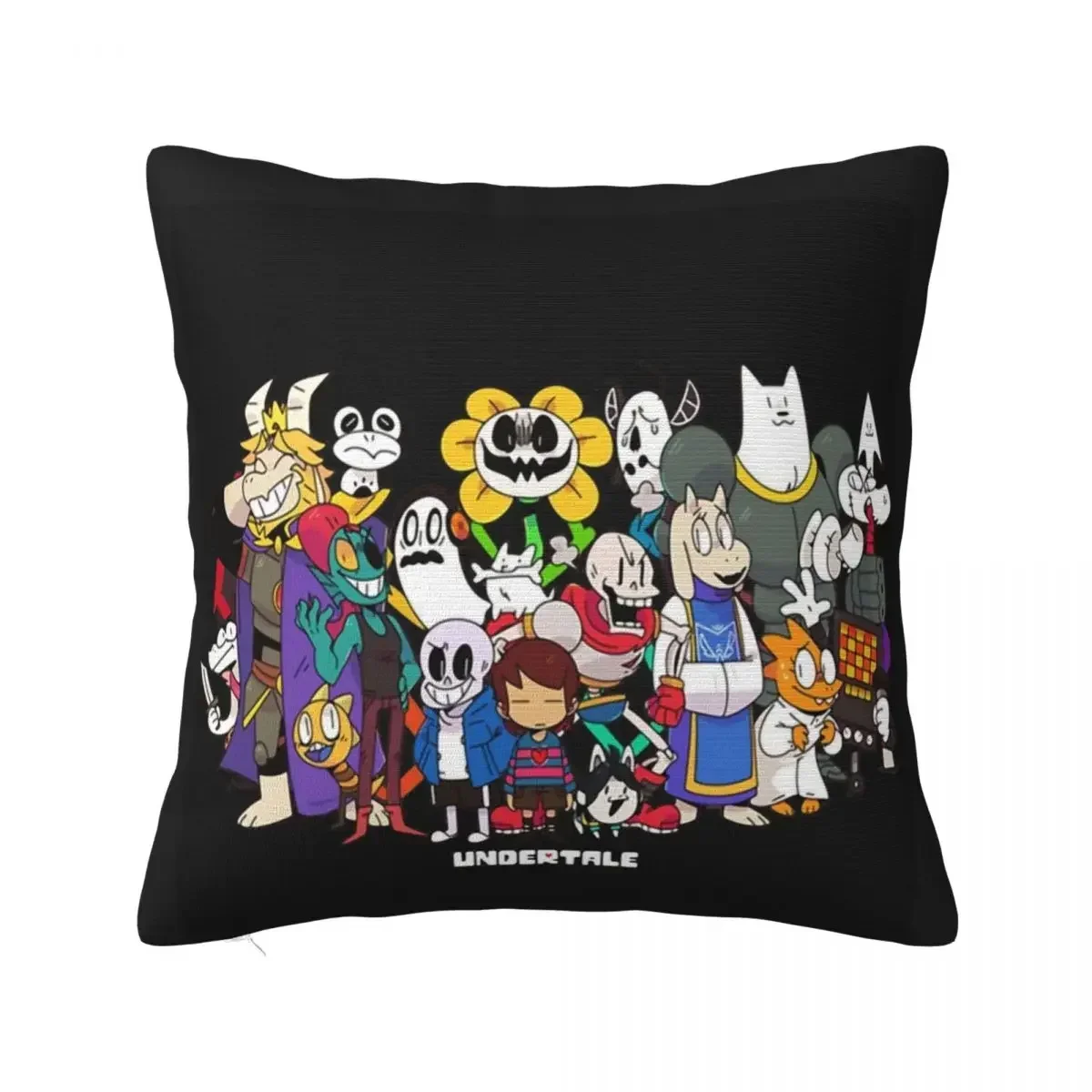 Undertale - All characters Throw Pillow Couch Cushions pillow pillowcase Sitting Cushion pillows decor home