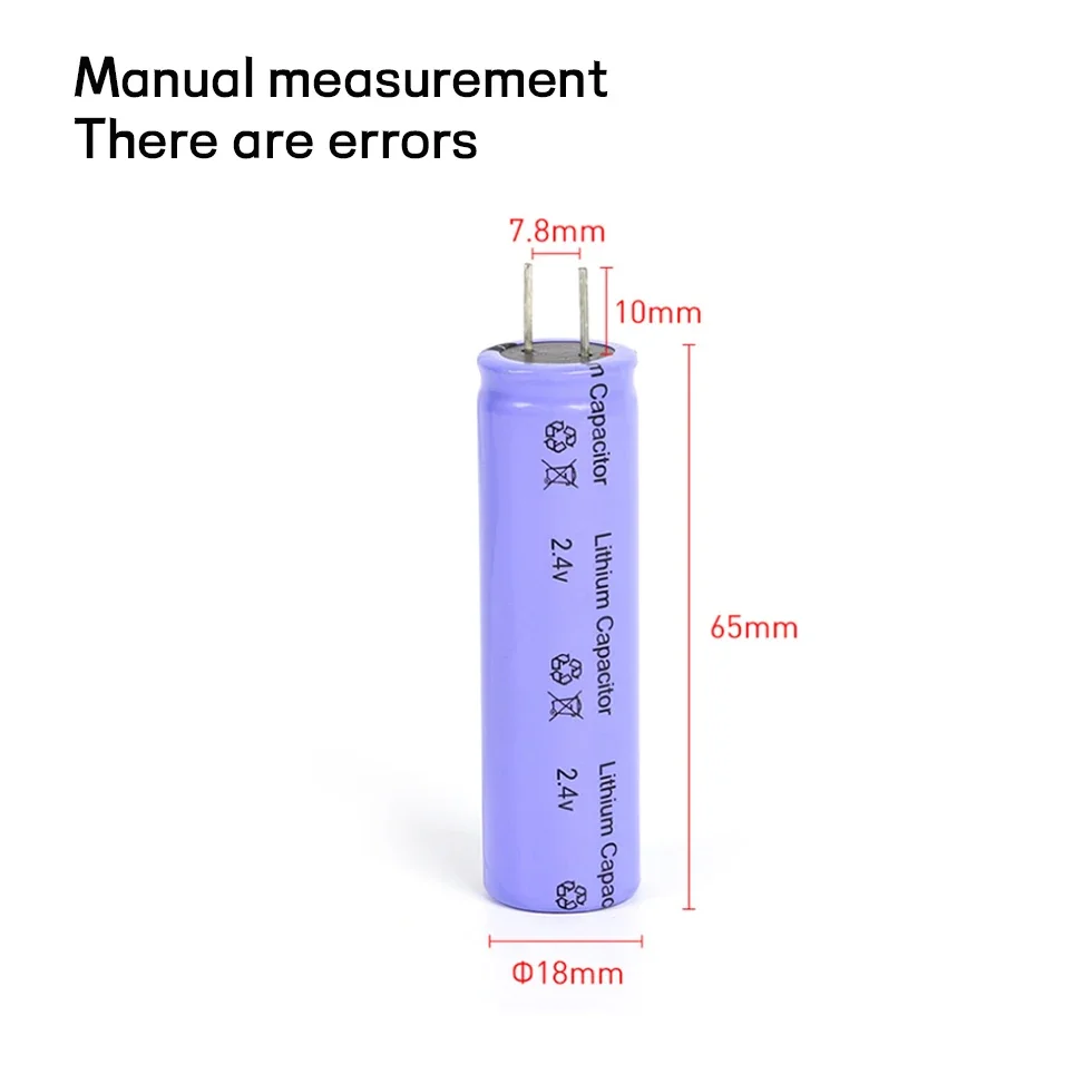 NEUE EST 2,4 V 2000mAh LTO 18650 Lithium-titanat-akku Niedrigen Temperatur Lange Zyklus Für Diy 12V Akku Werkzeug