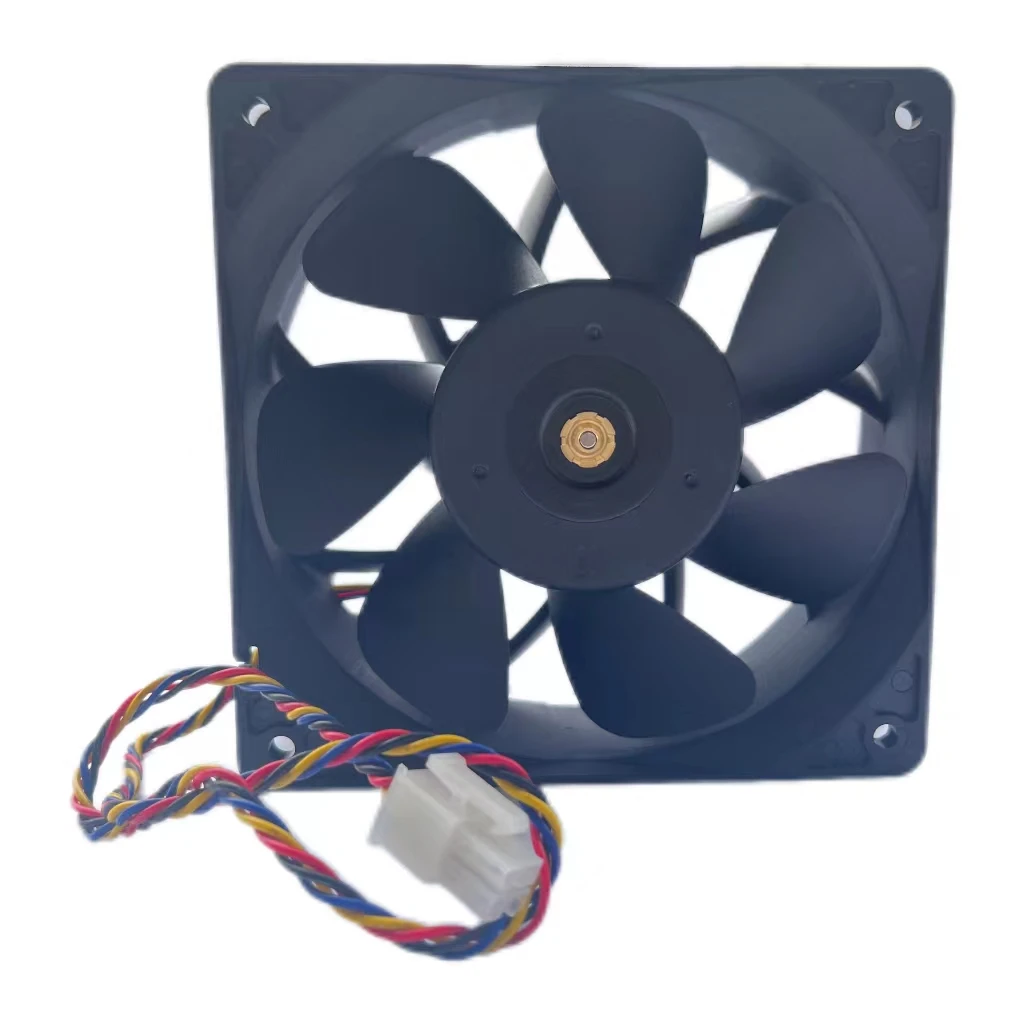 Imagem -02 - Ventilador de Refrigeração Original para Bitmain Antminer 4pin Df1203812b2fn 12vdc 4.5a 7000rpm 12cm S21 T21