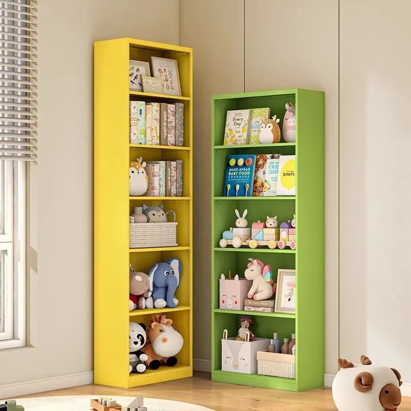 

Multi-layer children's color floor simple bookshelf household