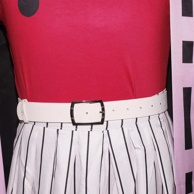 CyDemon Doma Douma Kostum Cosplay Wig Set Kipas Kimetsu No Yaiba Pakaian Halloween Anime Douma Kimono untuk Pria Wanita