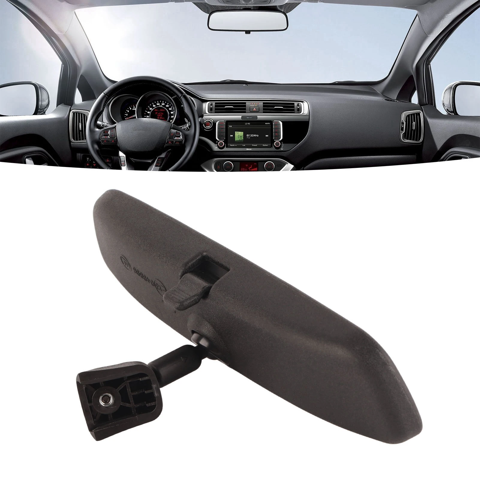 Inside Rear View Mirror Replacement Inside Rear View Mirror 85101 3X100 Inner Rear View Mirror Replacement for Accent Tucson