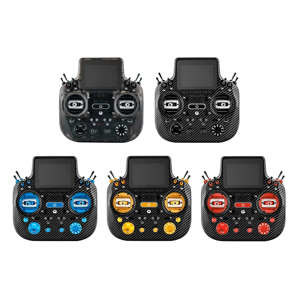 RadioMaster GX15 MAX RC Transmitter, AG02 CNC Hall Sensor Gimbals, 16CH 2.4GHz ExpressLRS Gemini 3.5‑inch IPS Screen for RC Car