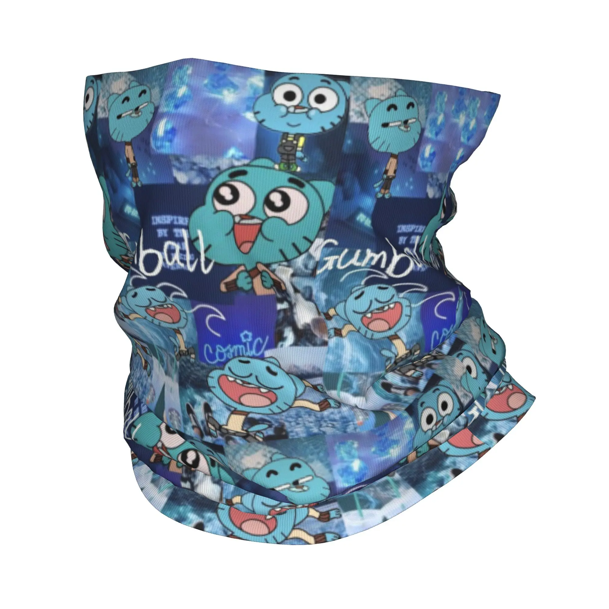 Gumball Watterson The Amazing World Of Gumball Anime Bandana Neck Gaiter Printed Magic Scarf Face Mask Cycling For Men Women