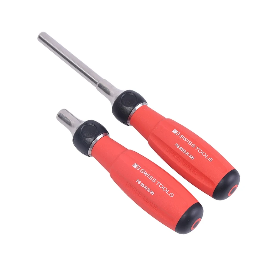 PB SWISS TOOLS supporto per punte per cacciavite con cricchetto per cambio rapido Bit supporto per punte con impugnatura a cricchetto NO.8510 R-30 /