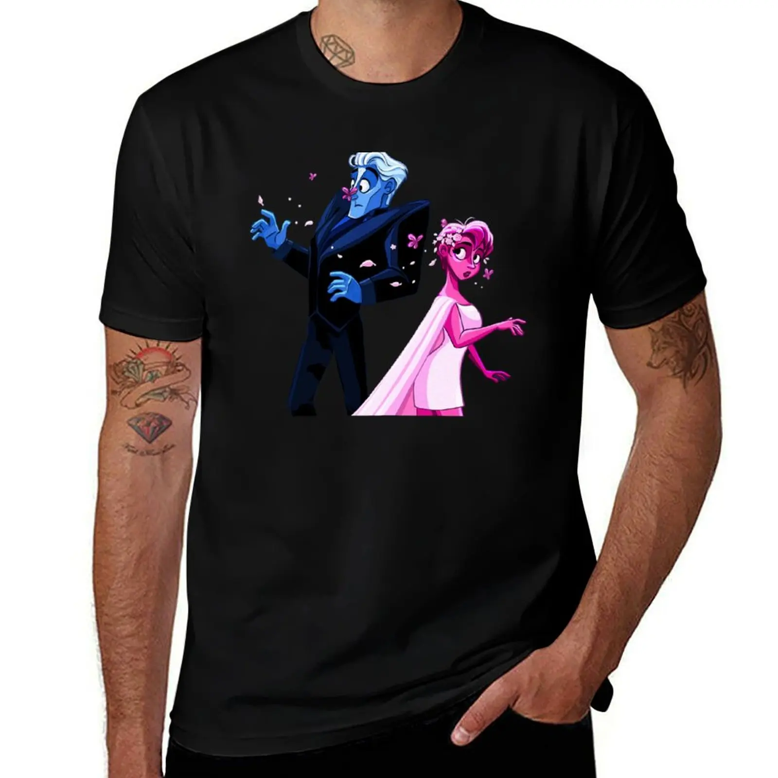 

Lore Olympus Painting Tshirt - Fall In Love T-Shirt mens graphic t shirts man t shirt heavy cotton man t shirt graphic T-Shirt
