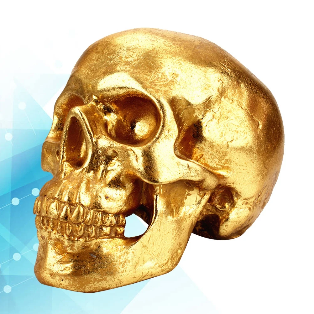 

Money Bank Fake Skull Coin Piggy Decoration Halloween Holder Realistic