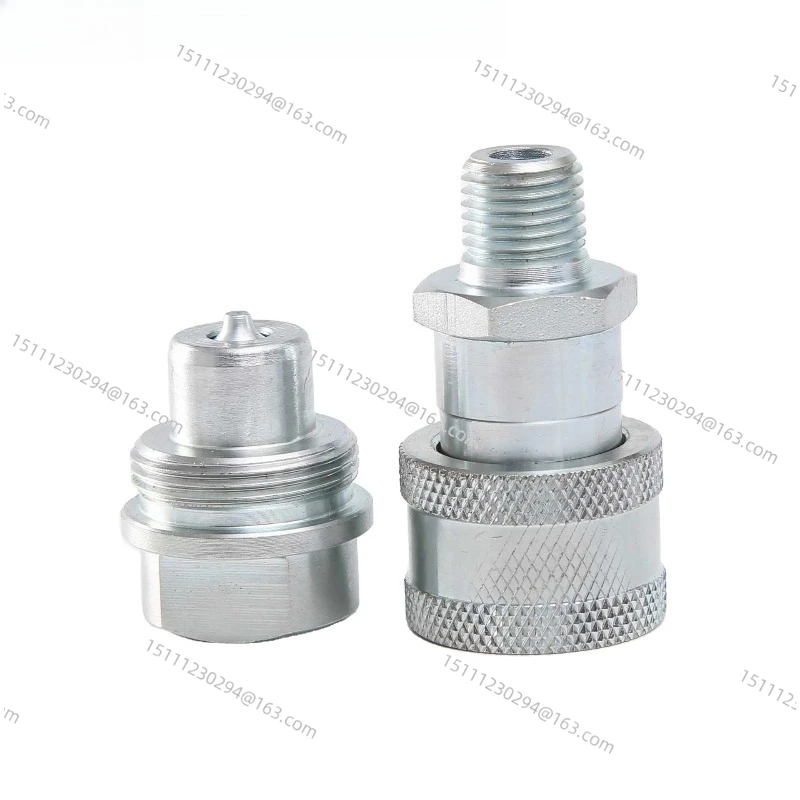 C-604 High Pressure Carbon Steel Screw Type 70 MPA 3/8 Inch HPA Hydraulic Quick Coupling