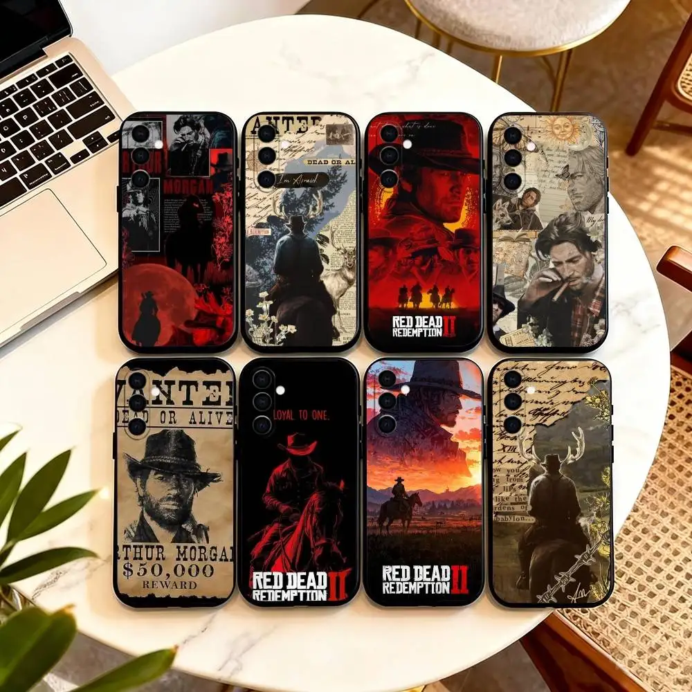 

RDR R-Red Death R-RedemptionES 2 Phone Case For Samsung Galaxy A73,A72,A71,A70,A53,A52,A51,Soft Silicone Black Cover