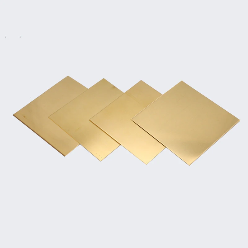 0.8mm H62 Brass Sheet Plate of CuZn40 2.036 CW509N C28000 C3712 H62 Customized Size Laser Cutting CNC