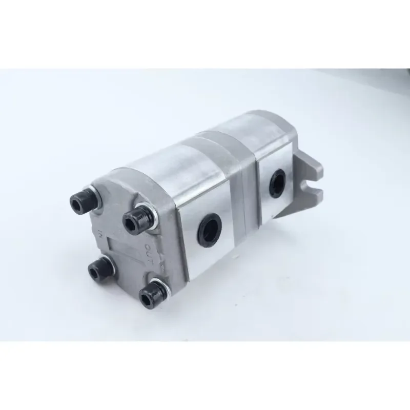 HGP-33A-F8/8R Shaft 17.46mm Hydraulic Tandem Double Gear Pump