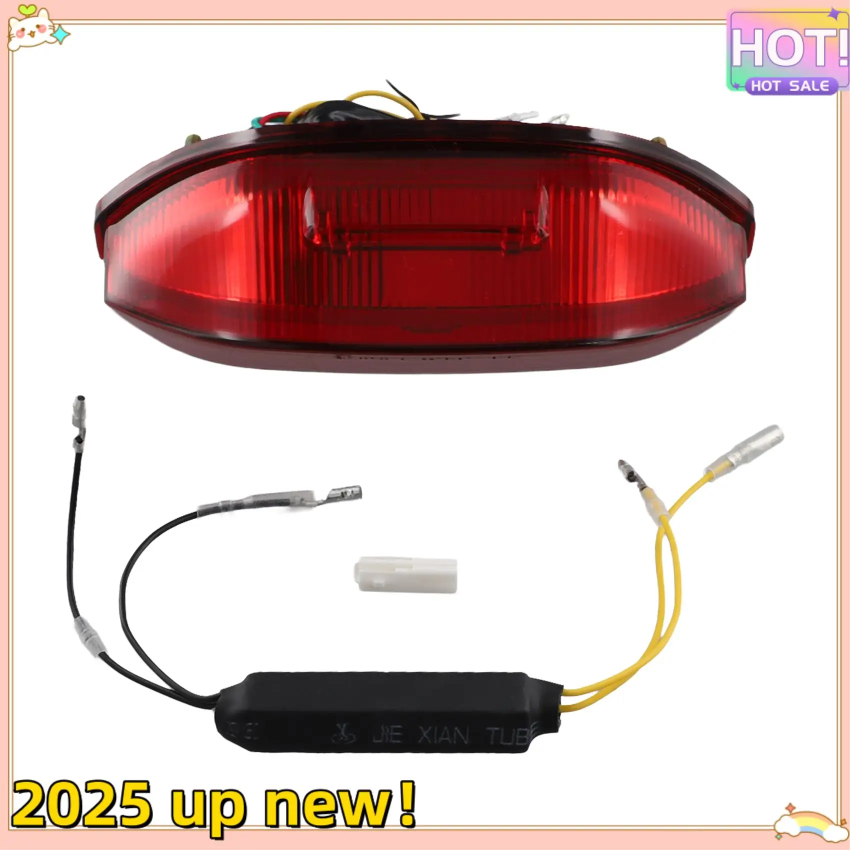 

Превосходный задний фонарь, стоп-сигналы поворота, встроенный светодиодный фонарь для Honda CBR600RR 2013-2023, аксессуары