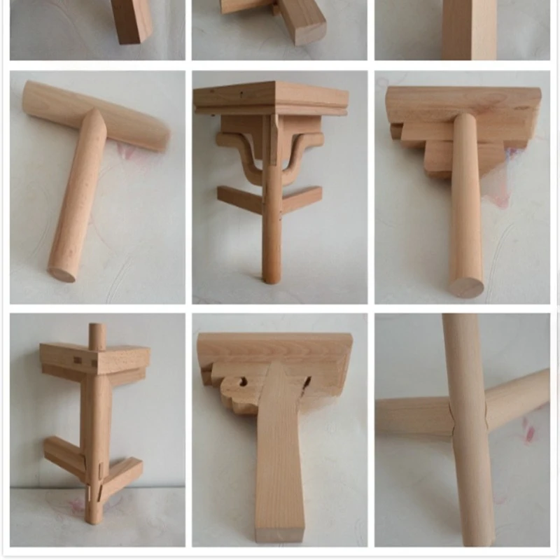 

30 kinds of mortise and tenon models, hand-assembled structure solid wood furniture structure