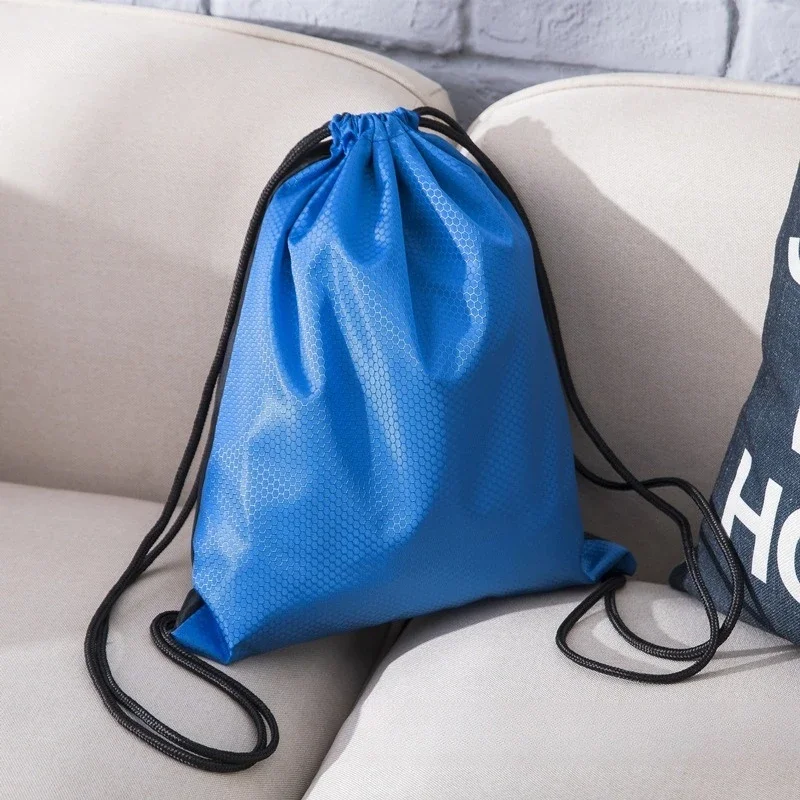 Waterproof Drawstring Backpack Lightweight Design Rope Closure Basketball Volleyball Sports Fitness Pack for Men Women Outdoor