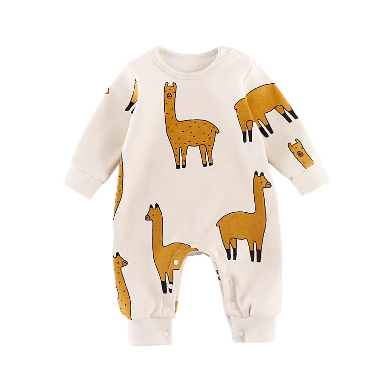 Knitted Warm Romper Newborn Infant Baby Boy Girl Jumpsuit Long Sleeve One-pieces Cute Animal Outfits Fashion Clothes