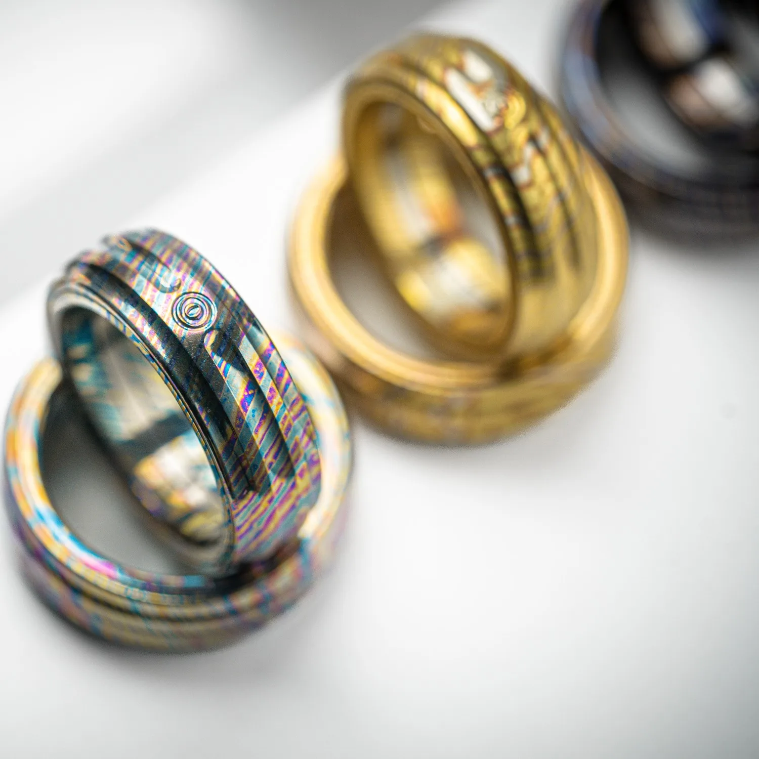 YEDC مادة خاصة سحابة خنزير الدائري طبعة محدودة المغناطيسي اتجاهين الدورية مجوهرات الصف المعادن البنصر لعبة الضغط #4