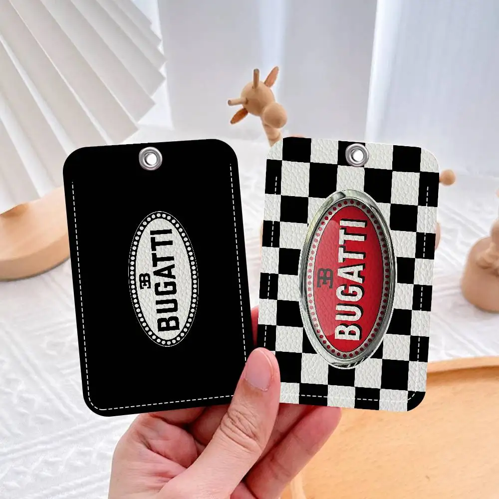 

Brand B-Bugatti Personalised Holder Suitable For Bank Card,Subway, Bus Card Wallet Card Case Badge Holder Keychain