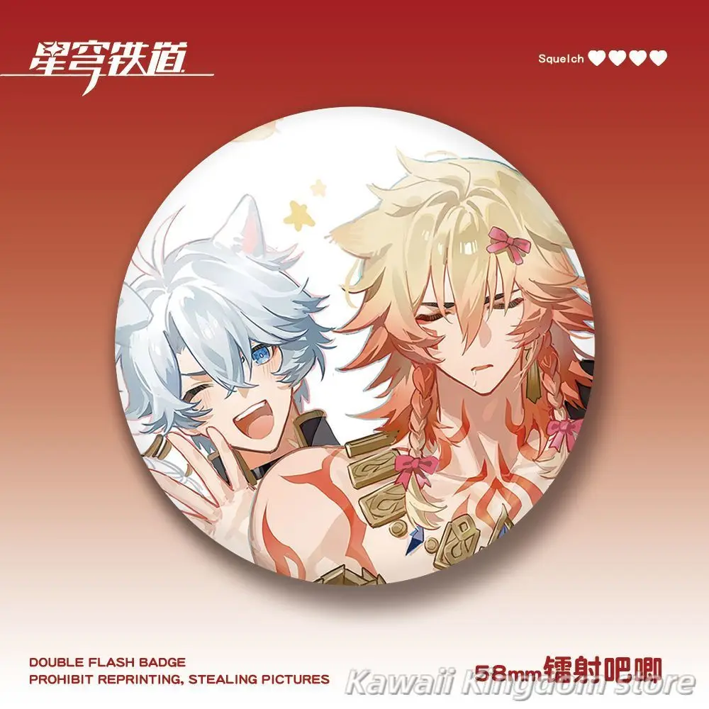 هونكاي: ستار السكك الحديدية Mydei Phainon زر دبوس لطيف أنيمي شخصية الكرتون بروش شارة لحقيبة الظهر اكسسوارات ديكور المشجعين