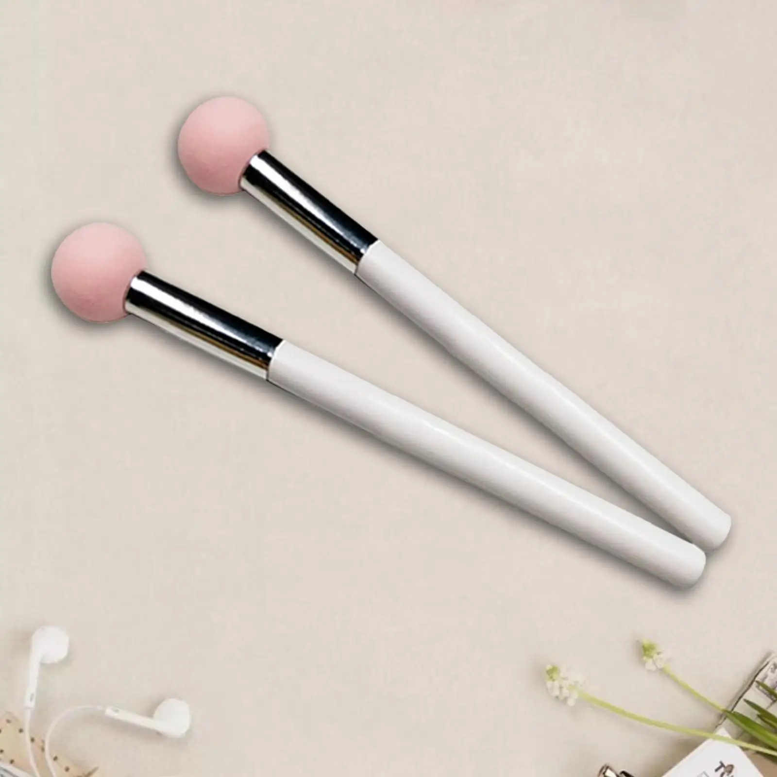 3x2x Concealer Sponsborstel Onder Oog Concealer Borstel Voor Vloeibare Foundation