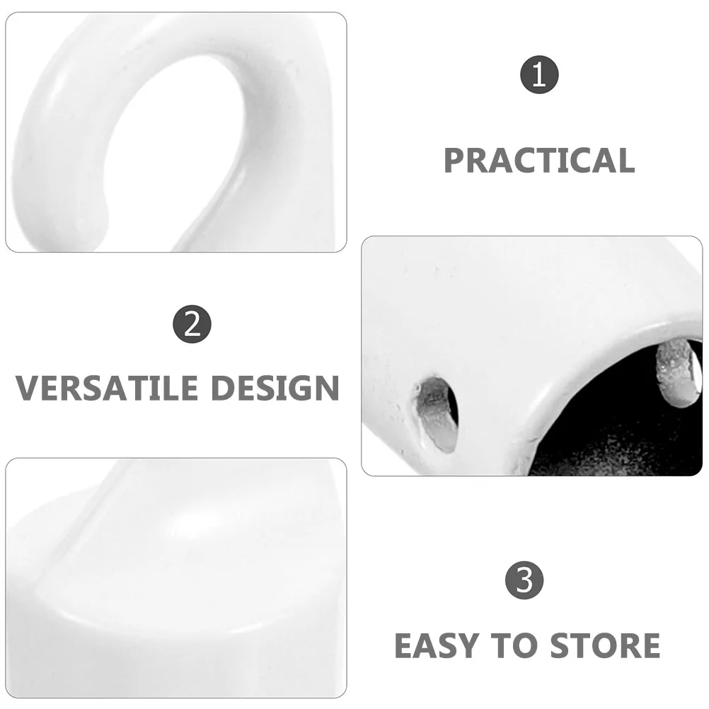 

10Pcs Metal Blind Parts Tilt Rod Hooks Easy Installation for Various Blinds Stylish and Practical Blind Parts