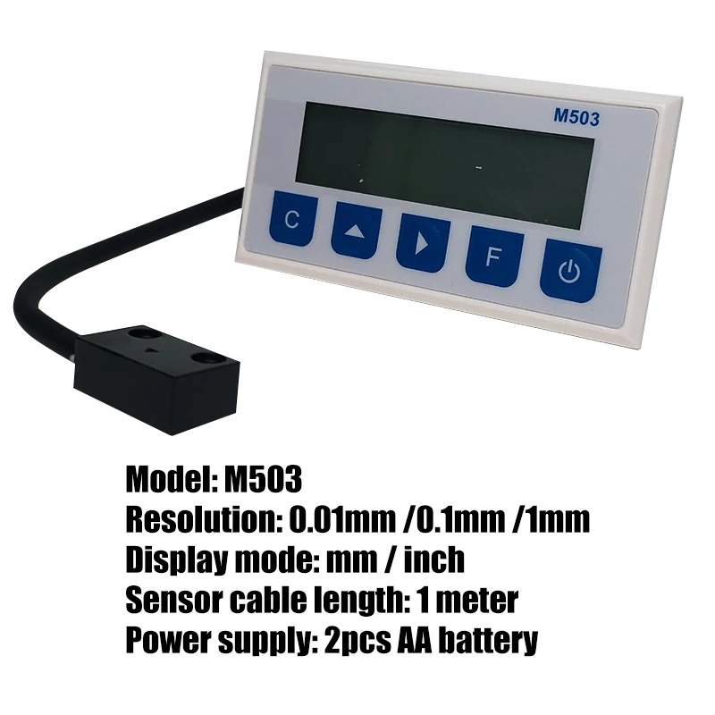 Imagem -05 - Sistema Integrado de Display de Medição Integrado Micro Balança Magnética tipo Quase Absoluto Display Led de Fontes Independentes M503
