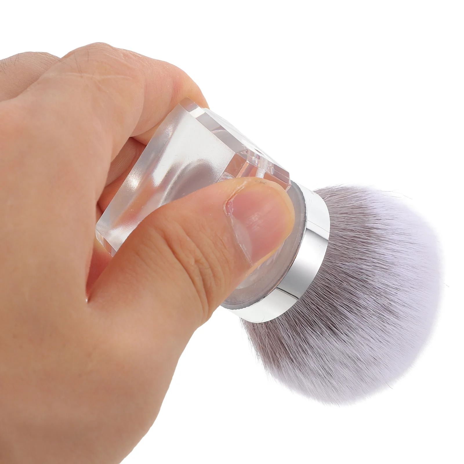 

Nail Brush Small Handheld Durable Powder Brush Makeup Tool for Nail Art Manicure Cleaning Fingernails Dust Remover