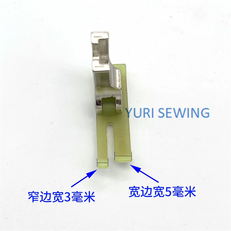 T360 T361 plastic zipper 0.3 0.5 size presser foot width narrow lock stitch industrial sewing machine spare parts