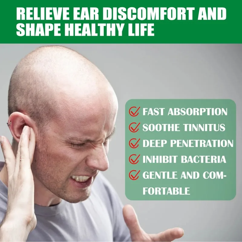 New Tinnitus Ear Drops Ear Ringing Gentle Relieving Health Discharge Care Tinnitus Fluid Ear Ear Deafness Swelling Otitis Care