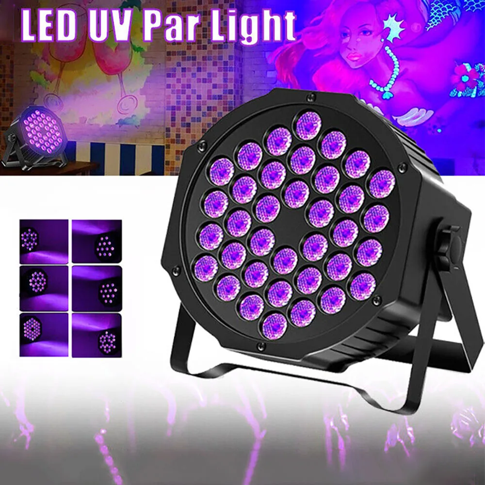 

LED UV Disco Light Mini DJ Stage Light Party Wedding Flash Club Atmosphere Light Halloween Christmas Day Decorative Light