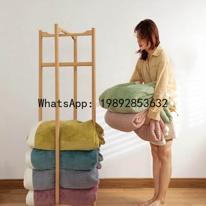 

PYJ milk autumn and winter bed blanket, winter thickened warm double blanket