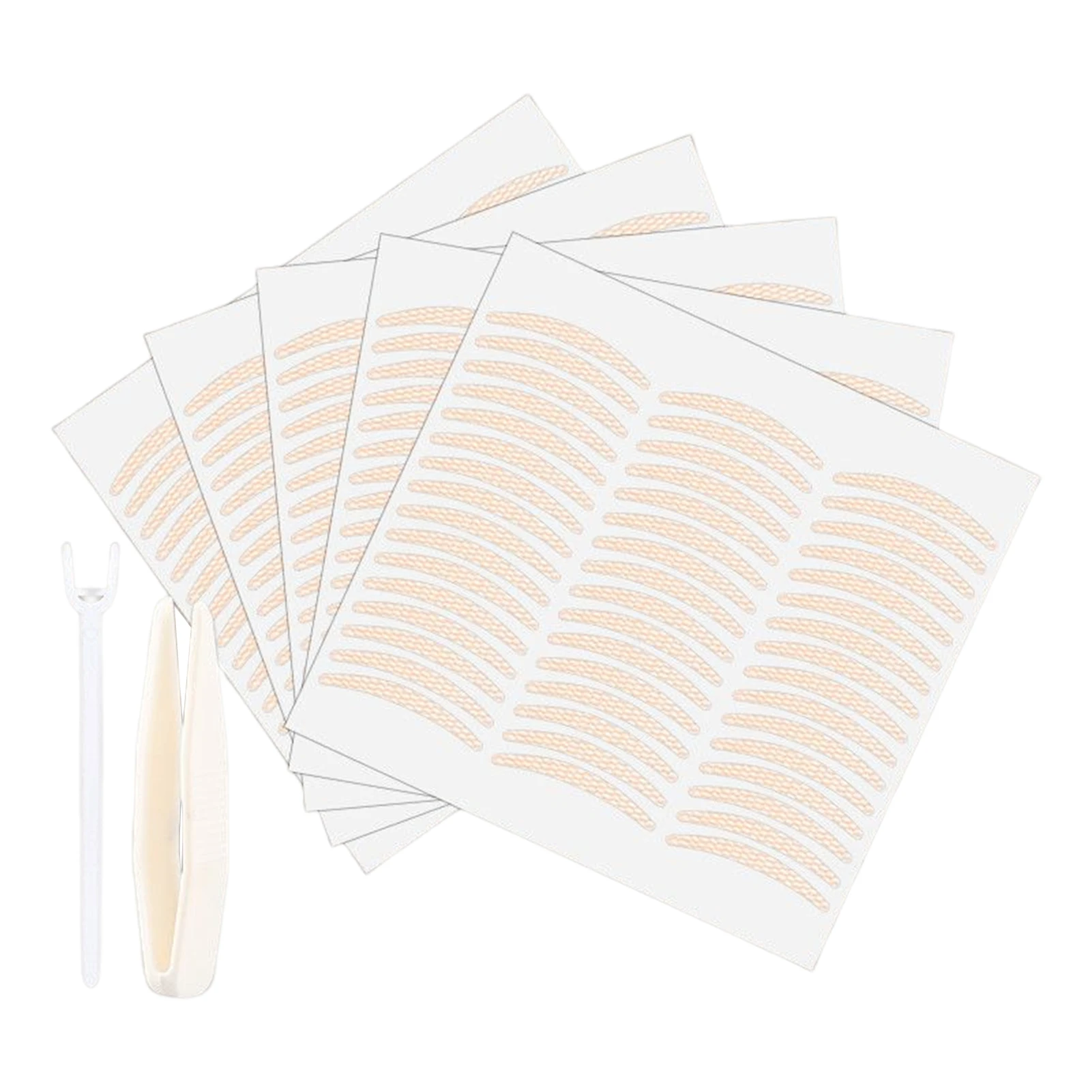 240PCS Eyelid Lifter Strips Glue-Free Clear Beige Eyelid Lifter Strips for Women Daily Makeup Tools B99