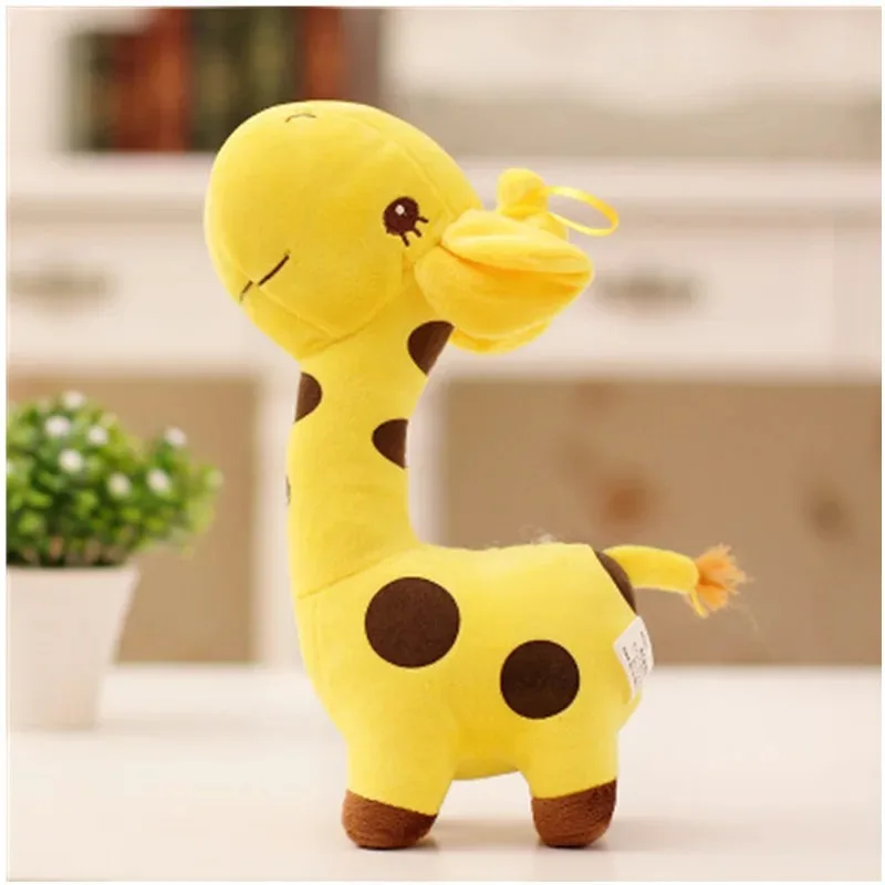 18cm Unisex Cute Gift Plush Giraffe Soft Toy Animal Dear Doll Baby Kid Child Christmas Birthday Happy Colorful Gifts