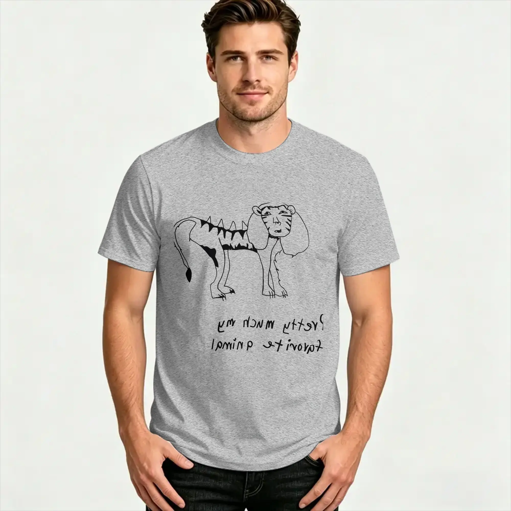 The Liger  Your Favorite animal Napoleon Dynamite   T Shirt  Fashion Tee Shirt O Neck T-Shirts Pure Cotton Summer Clothing
