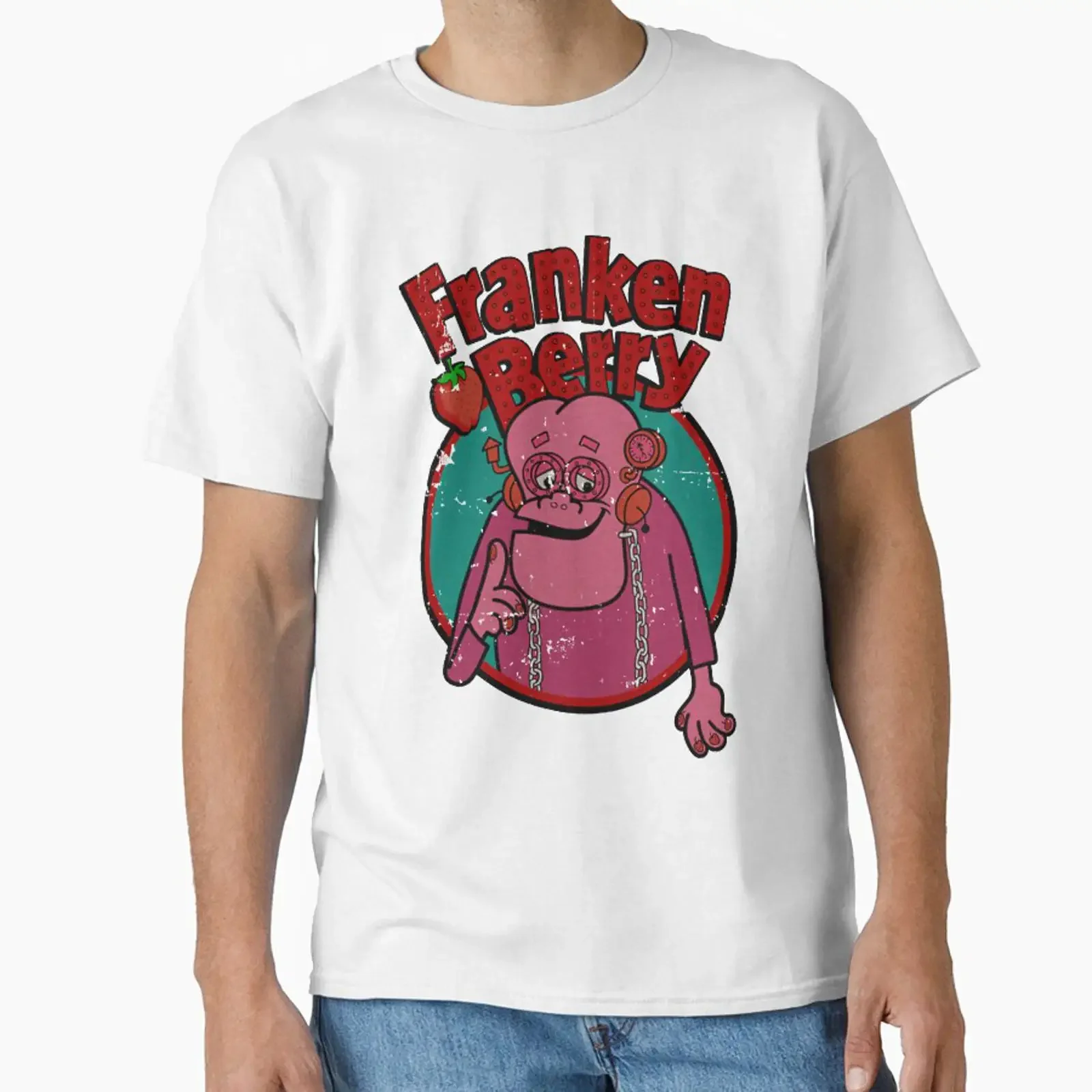 FrankenBerry a conçu et vendu par Jaydenan284 un streetwear vintage pour homme, délavé, polyvalent, légèrement graphique, élégant et tendance.