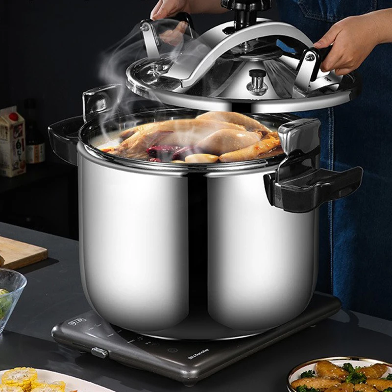 Original brand newD·rop Sh·ipping Explosion Proof Commercial Gas Induction Cooker Pressure Cooking Kitchen Pots Stainless Steel