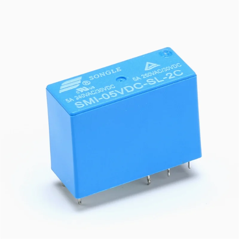 10piece  SMI-05VDC-SL-2C 、SMI-12VDC-SL-2C 、SMI-24VDC-SL-2C  DIP-8  5A  New power relay   SMI-05V/12V/24VDC-SL-2C