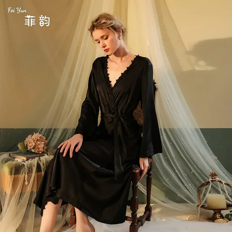 Nightgown Sleepwear Women's Clothing Homewear Thin New Sexy Comfortable Casual Versatile Fashion Breathable Loose Fit Large Size