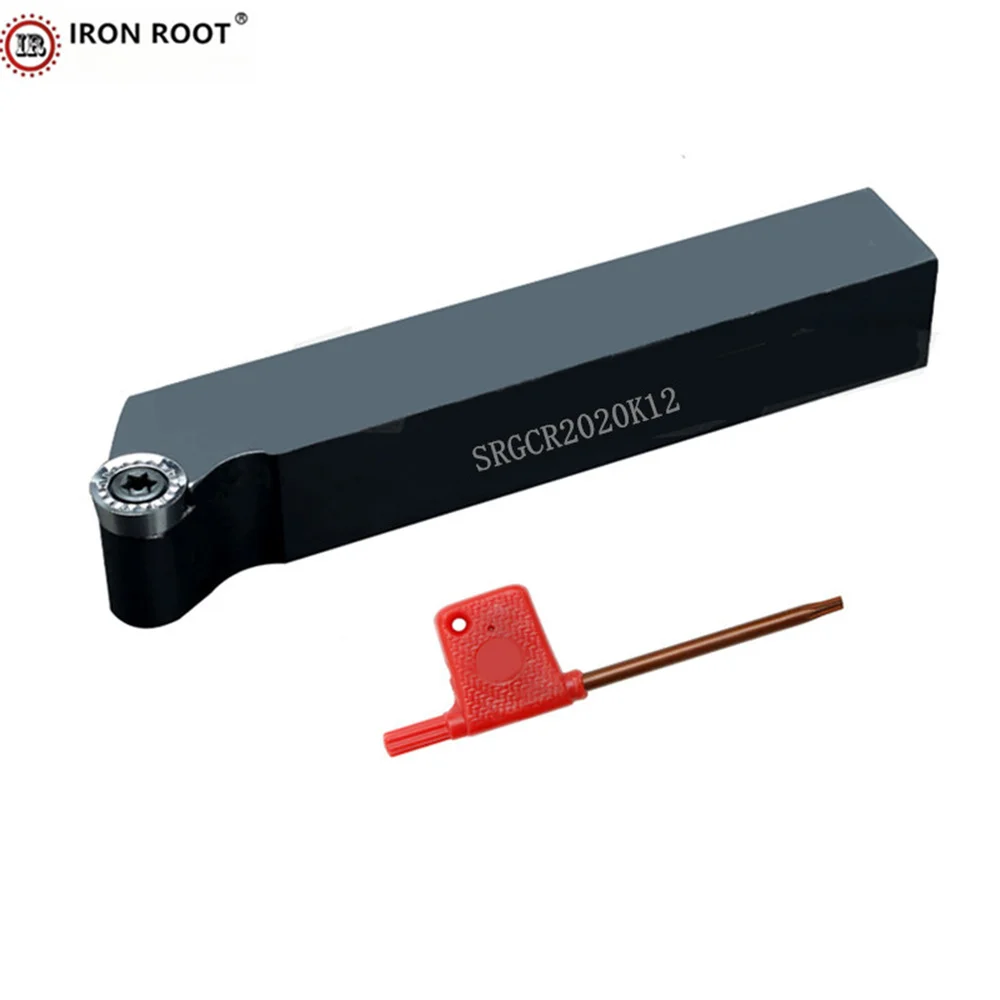 IRON ROOT 1P SRGCR1616H10,SRGCR2020K10,SRGC2525M10,SRGCL1616H10 CNC Lathe Turning Tools External Turning Tool Holder RCMT