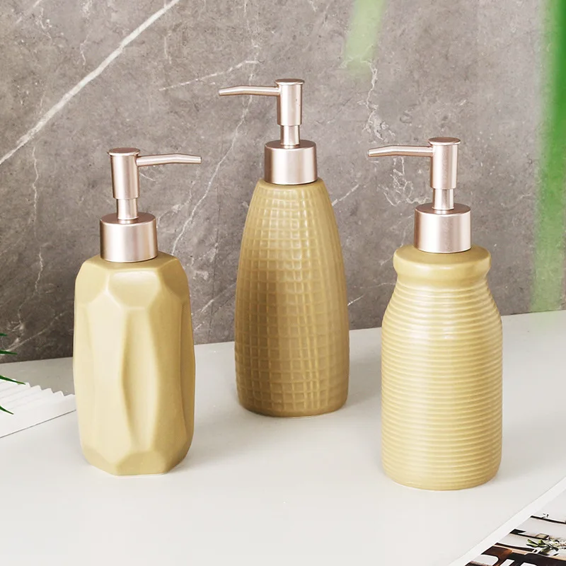 

Ceramic Square Emulsion Is Divided Into Bottles Ceramic Shower Gel Is Pressed Into Bottles Bathroom Cosmetic Water Bottles