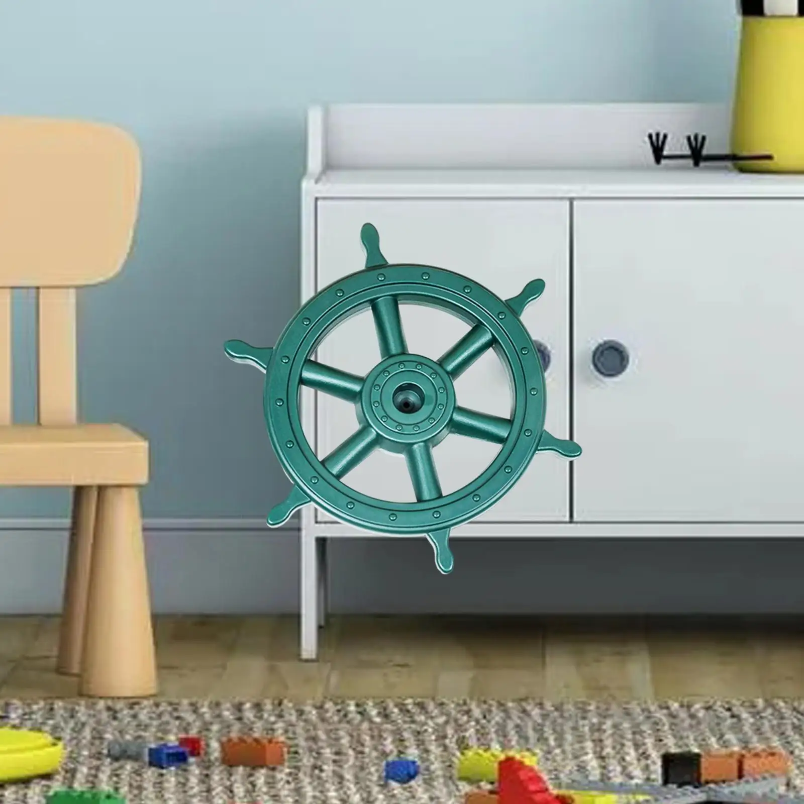 

Pirate Ship Wheel Toy Playground Accessories for Park Jungle Gym Tree House