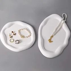 Large Tray Molds With Edge Oval Round Silicone Molds For Epoxy Resin Cloud Shaped Trinket Tray Jewelry Dish