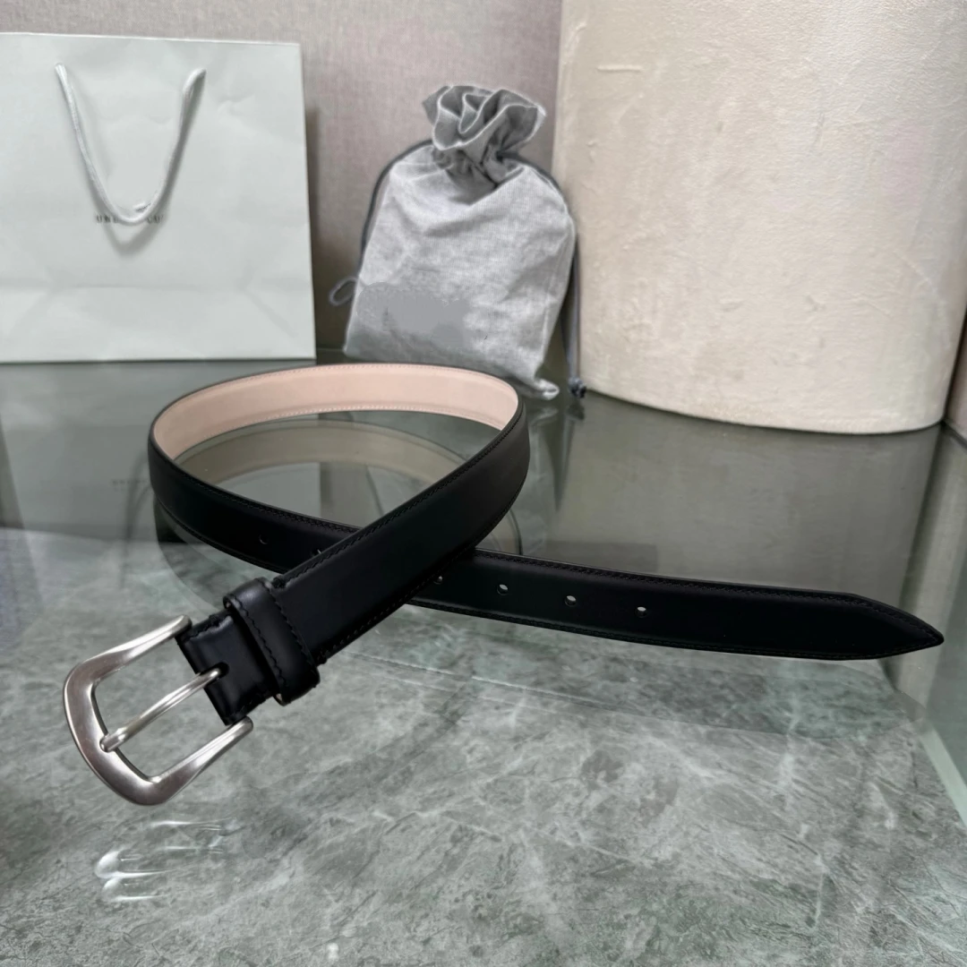 Fashion Belts Business 2026 Designer Men's Luxury Genuine Leather Cowhide Belt 3.0cm Formal Straps High Quality Needle Buckle BC
