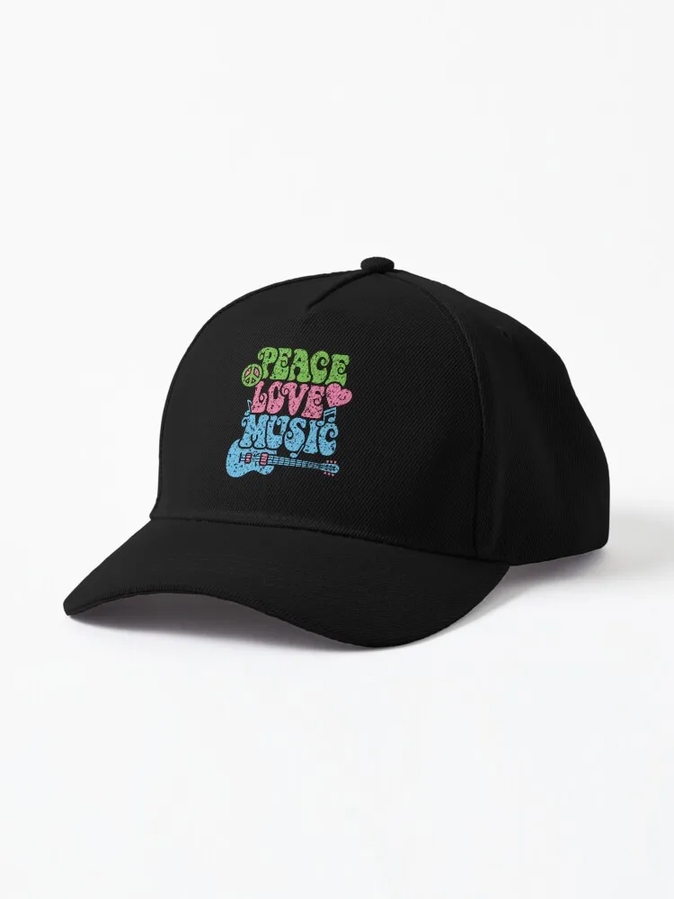 

Peace Love Music Distressed Cap Cotton Sun Dad Hat Casquette