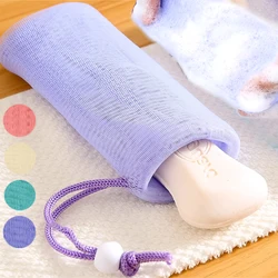 Verdikte 6-laags Schuimende Zeepzak Gezichtsreiniger Mesh Tas Douche Bubble Foam Net Baby Bad Wassen Reinigingssponzen