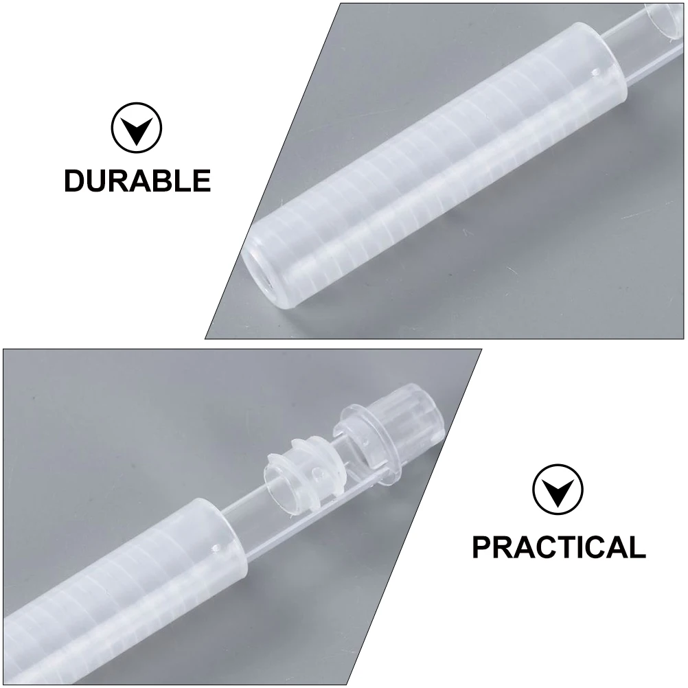 15 個透明チョークホルダープラスチックカバークリエイティブクリップ細かい質感学用品ダストフリー簡単クリーン