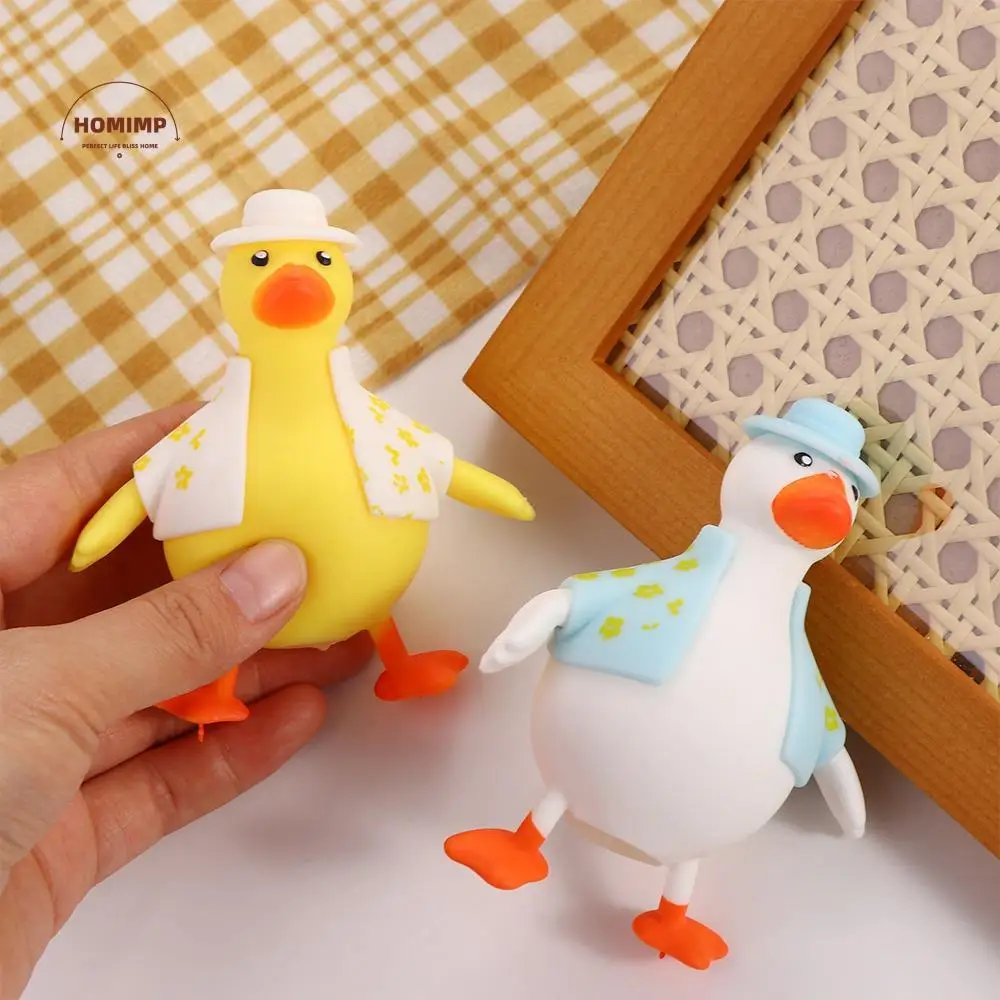 

Duck Shape Slow Rising Squeeze Toy Rebound Ball Cartoon Slow Rebound Toy Tpr Anti-stress Stress Relief Toy Children Toys