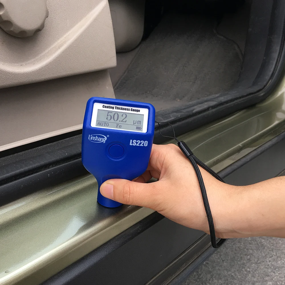 Автомобильный измеритель толщины краски Linshang LS220, автомобильный измеритель толщины краски, автомобильный тестер
