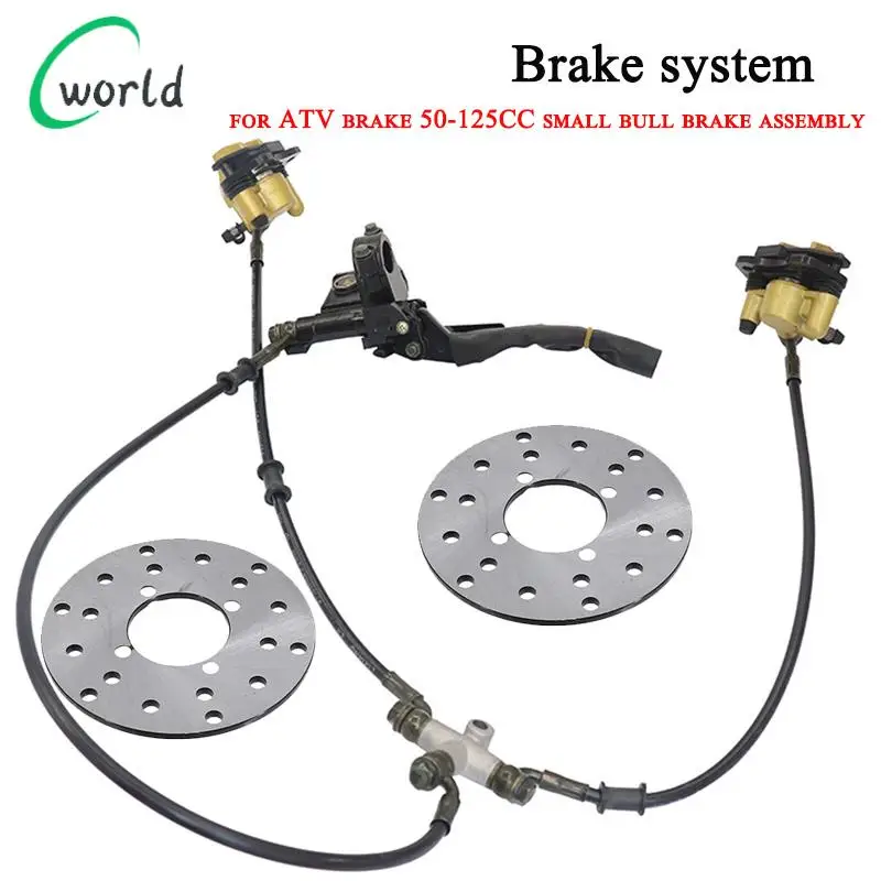 

1Set Motorcycle Front Disc Brake Kit Hydraulic Brake System for 110cc 125cc 140cc BBR TTR Pit Bike Motocross Scooter Pitbike